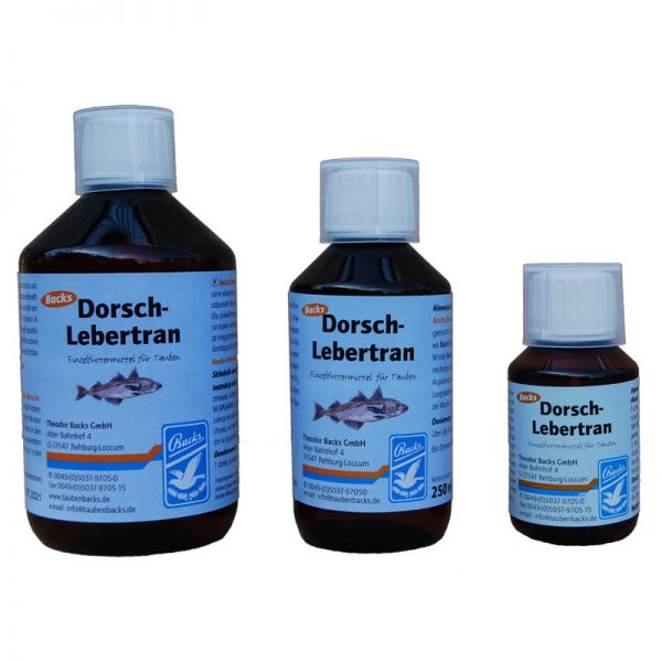 Ulei de ficat de cod 250ml - BACKS DORSCH-LEBERTRAN